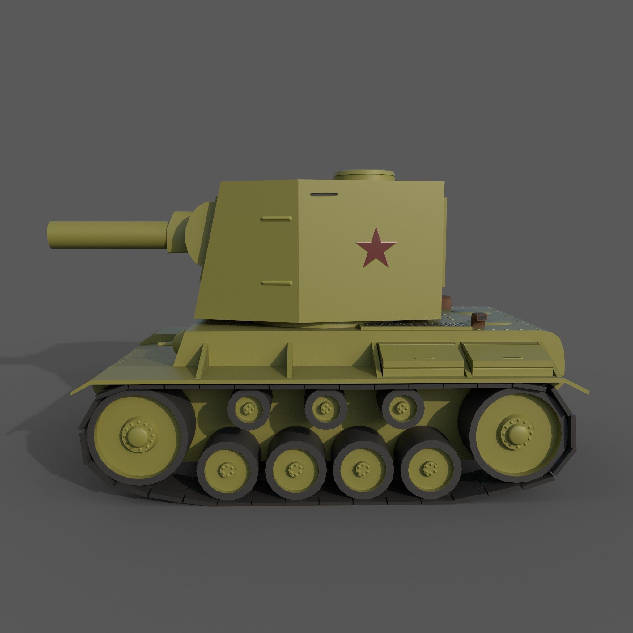 Cartoon tanks 3D Model Collection_18