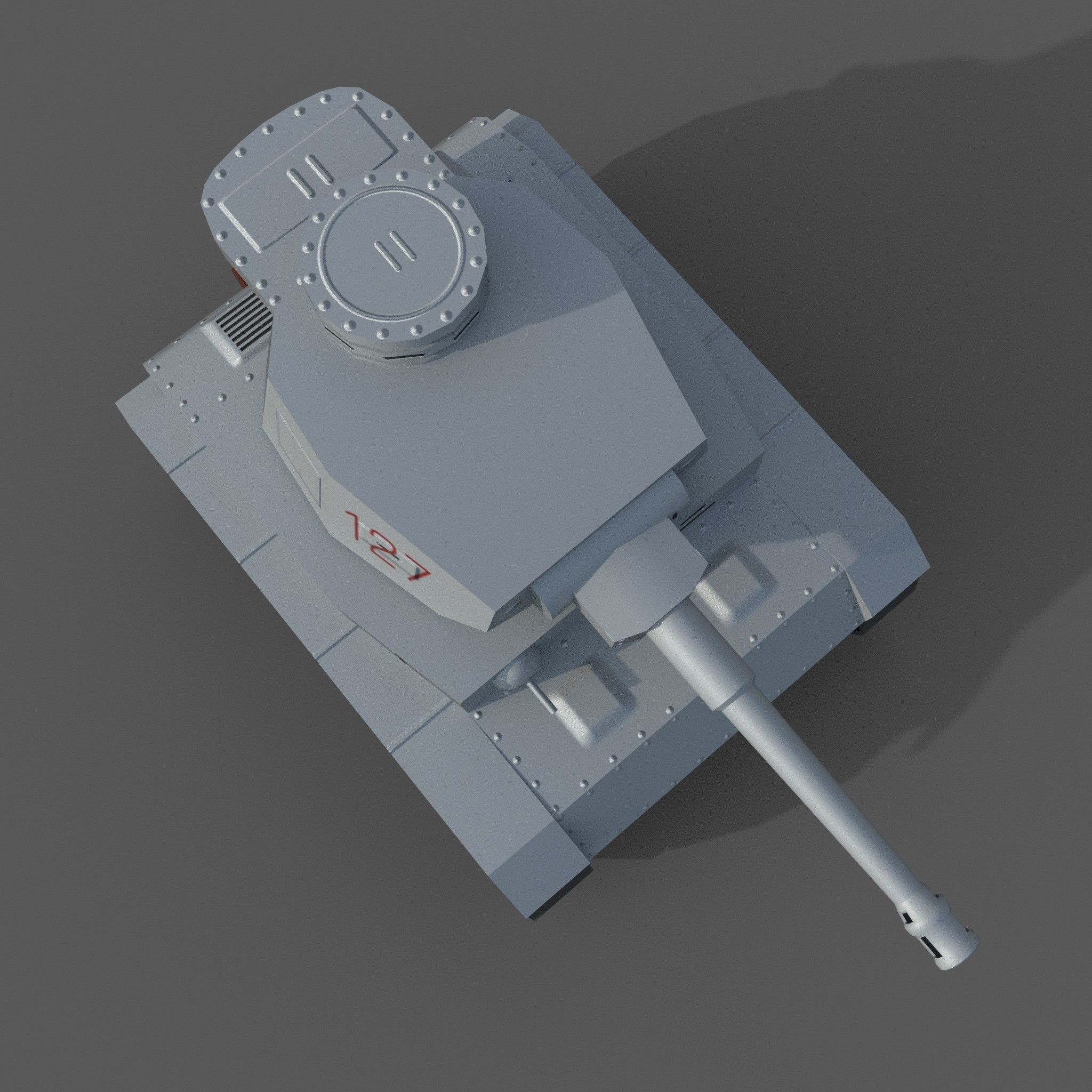 Cartoon tanks 3D Model Collection_24