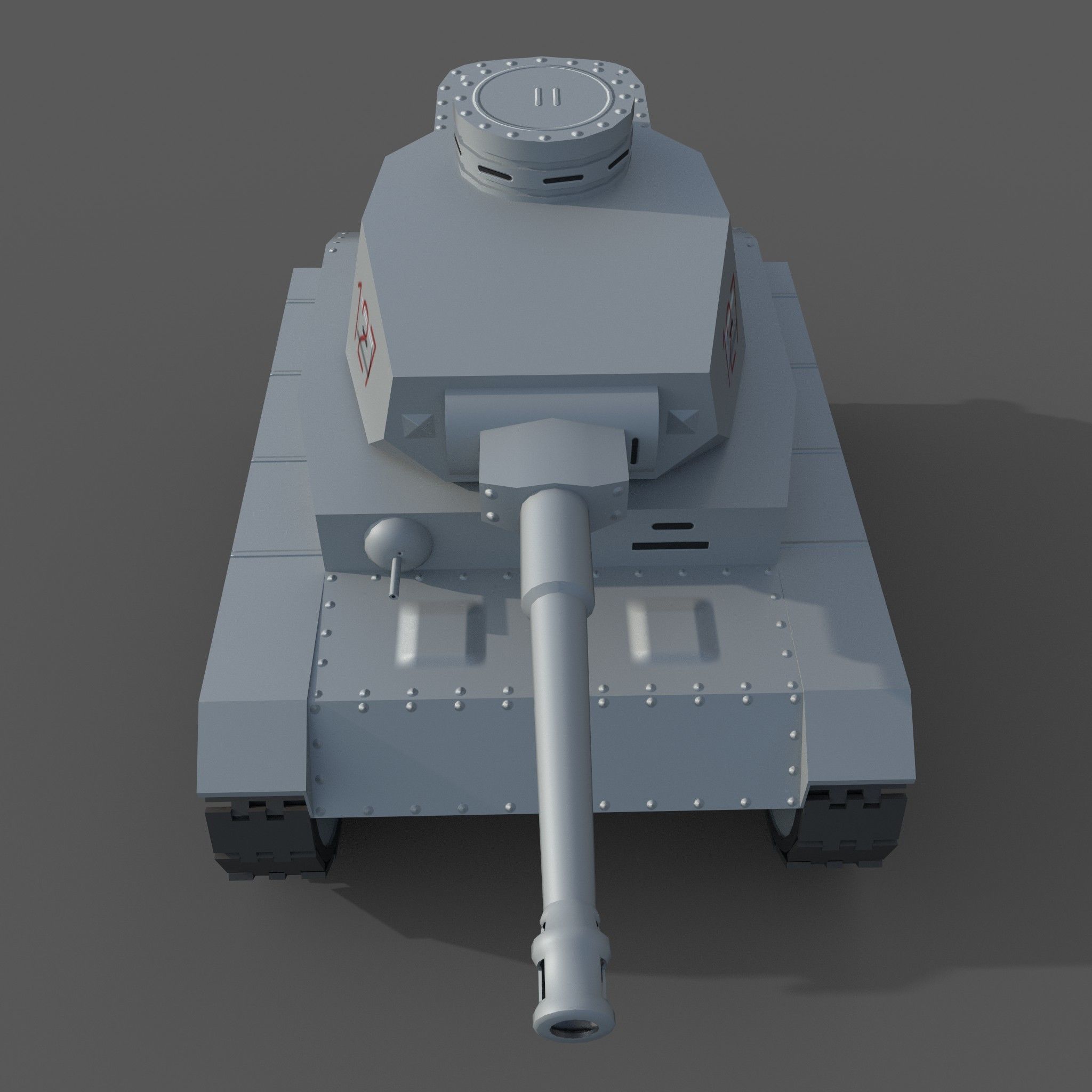 Cartoon tanks 3D Model Collection_21