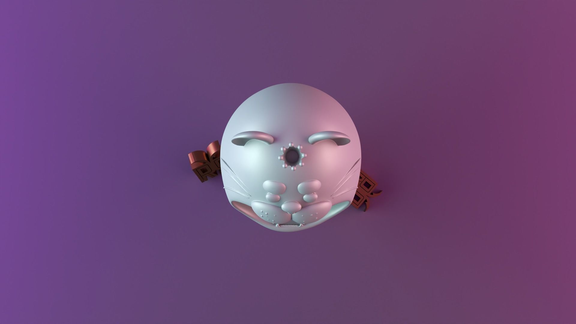 Tiger Sculpture Desk Organizer Entryway Key Holder 3D print model_2