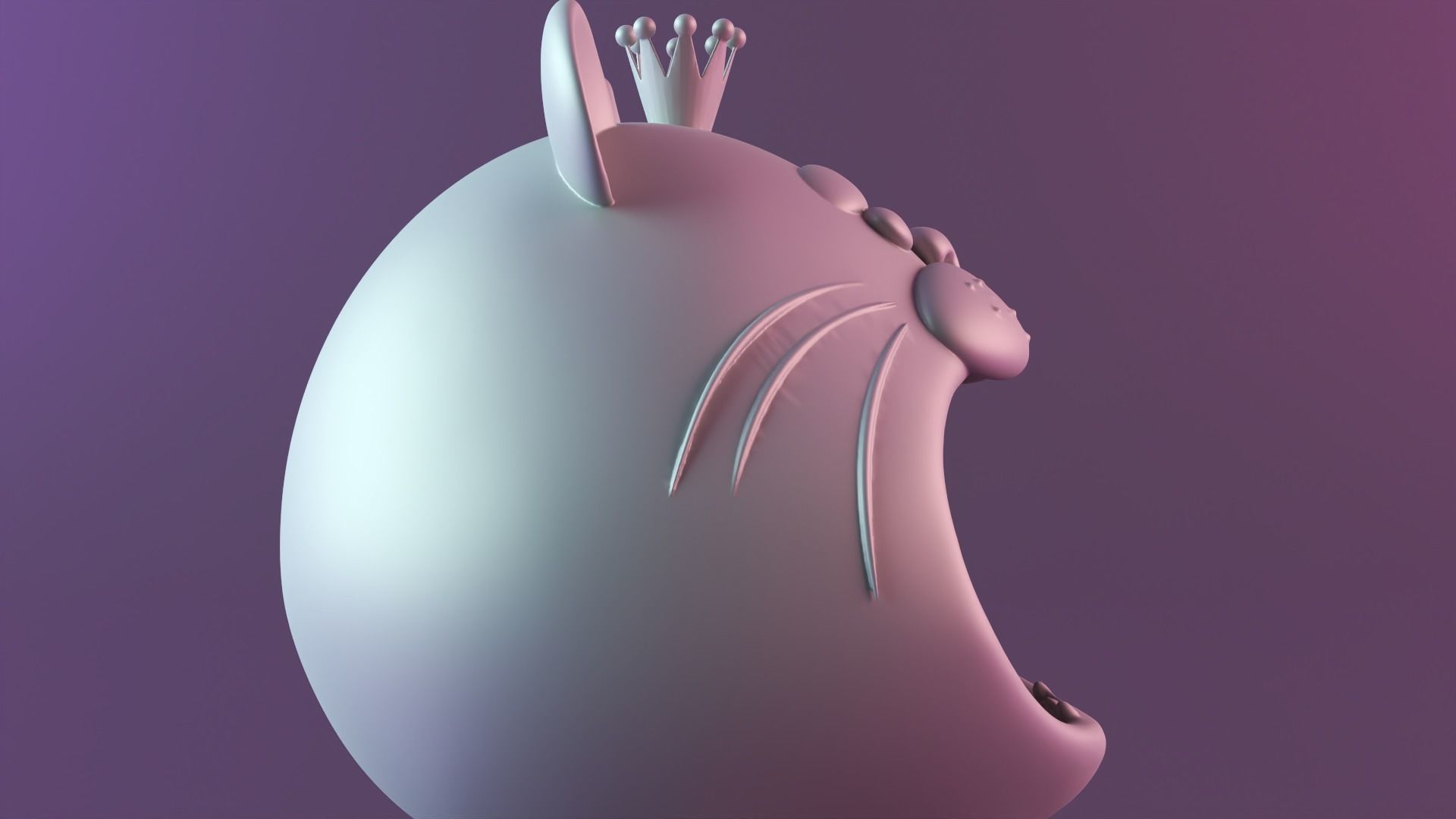 Tiger Sculpture Desk Organizer Entryway Key Holder 3D print model_8