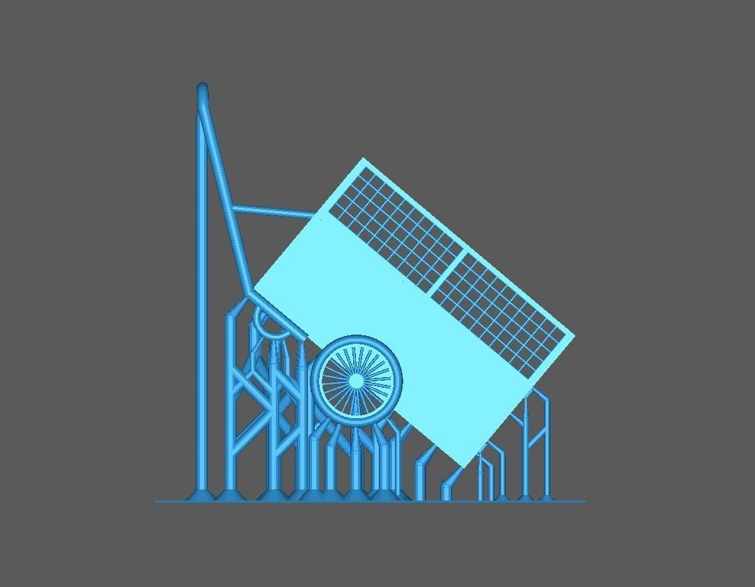 Figure Pasukan Oren Garbage Man in 1-64 Scale 3D print model_5