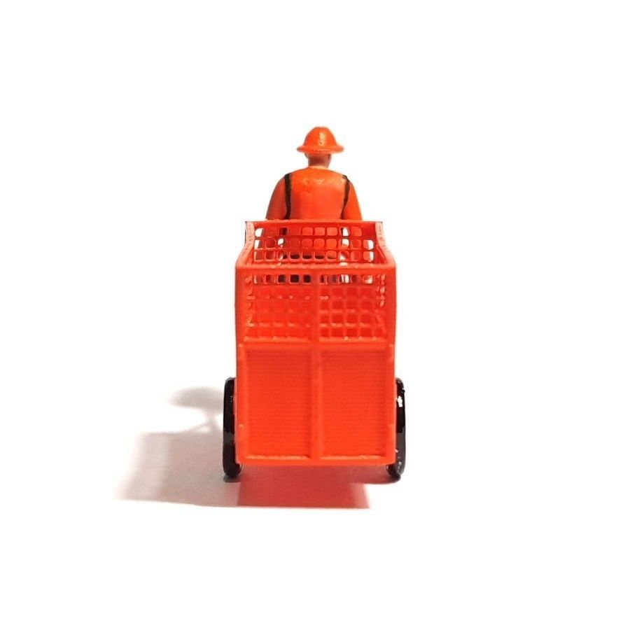 Figure Pasukan Oren Garbage Man in 1-64 Scale 3D print model_2