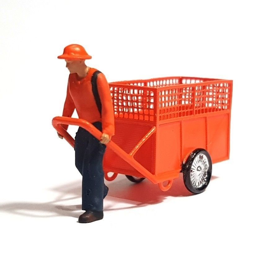 Figure Pasukan Oren Garbage Man in 1-64 Scale 3D print model_4