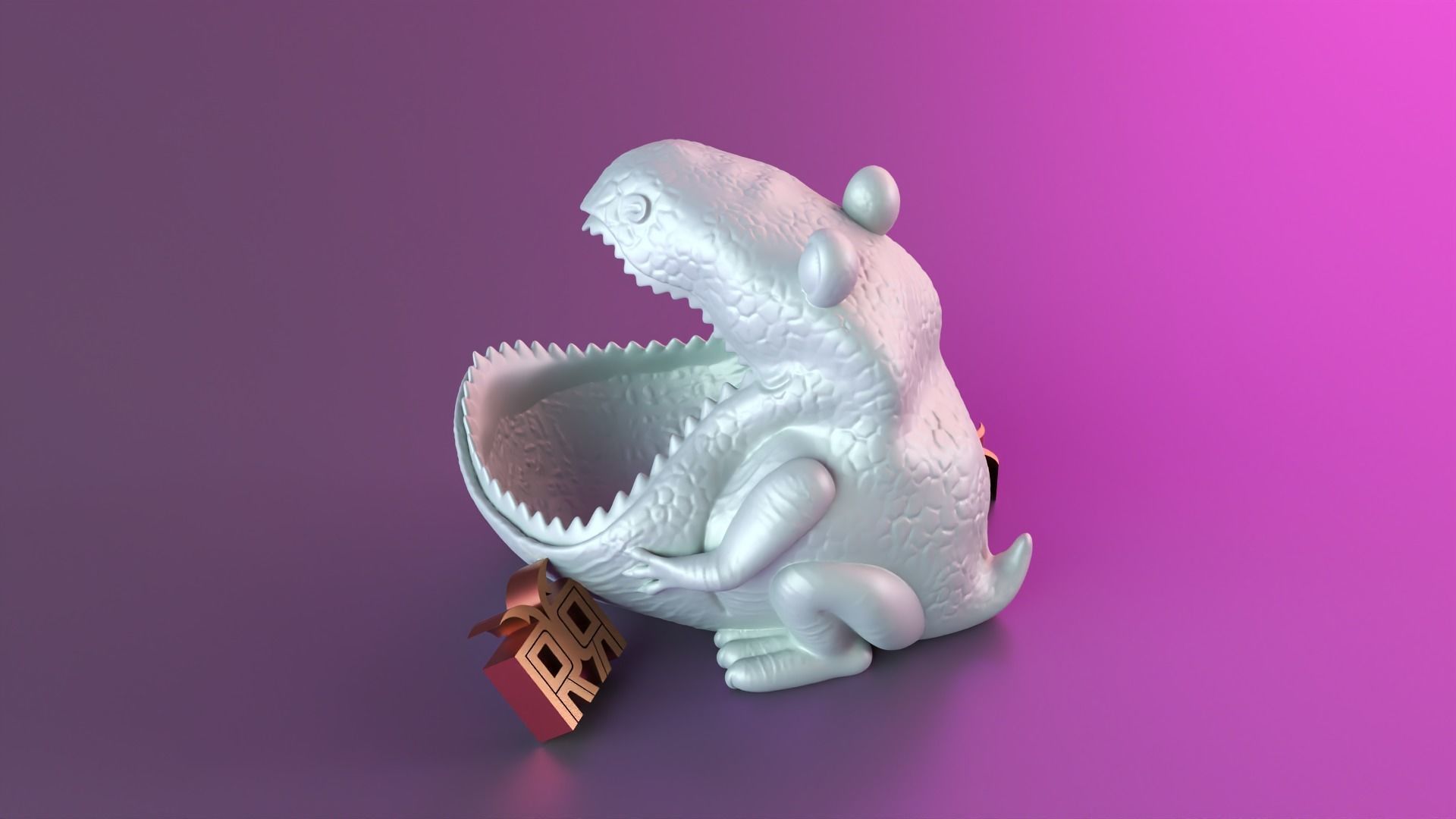 Tiger Sculpture Desk Organizer Entryway Key Holder 3D print model_4