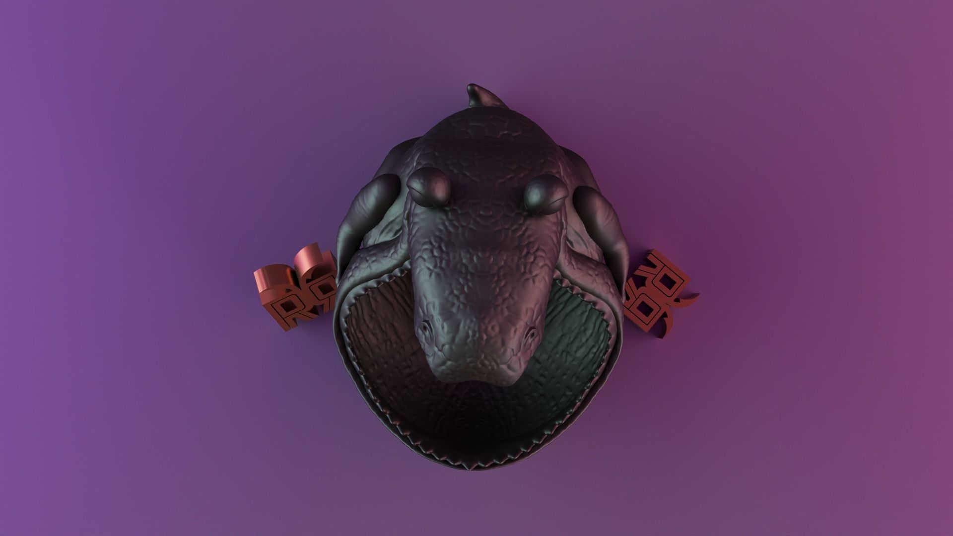 Tiger Sculpture Desk Organizer Entryway Key Holder 3D print model_5