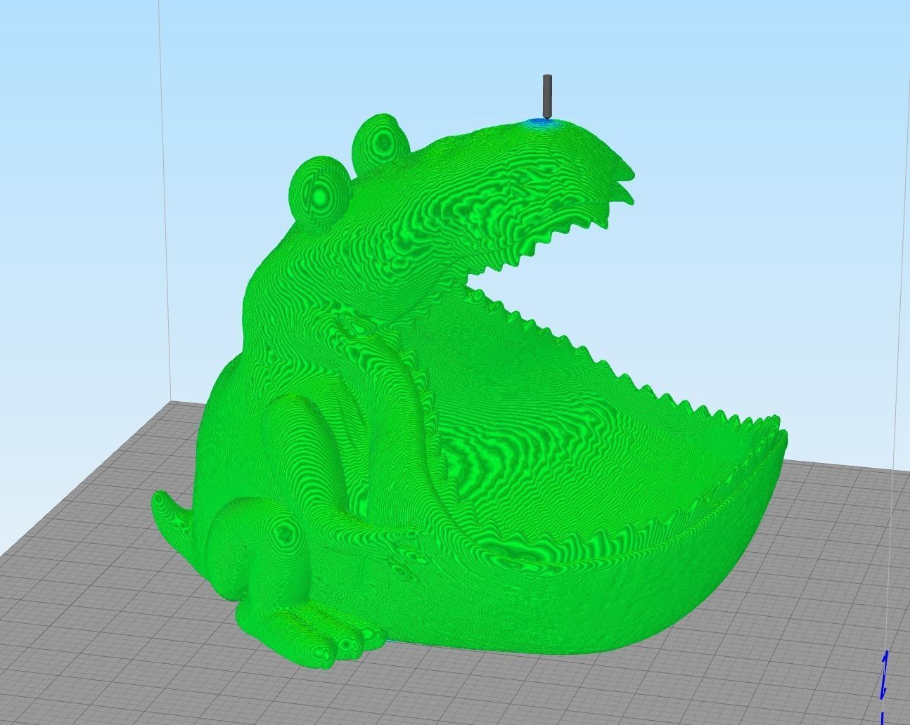 Tiger Sculpture Desk Organizer Entryway Key Holder 3D print model_9