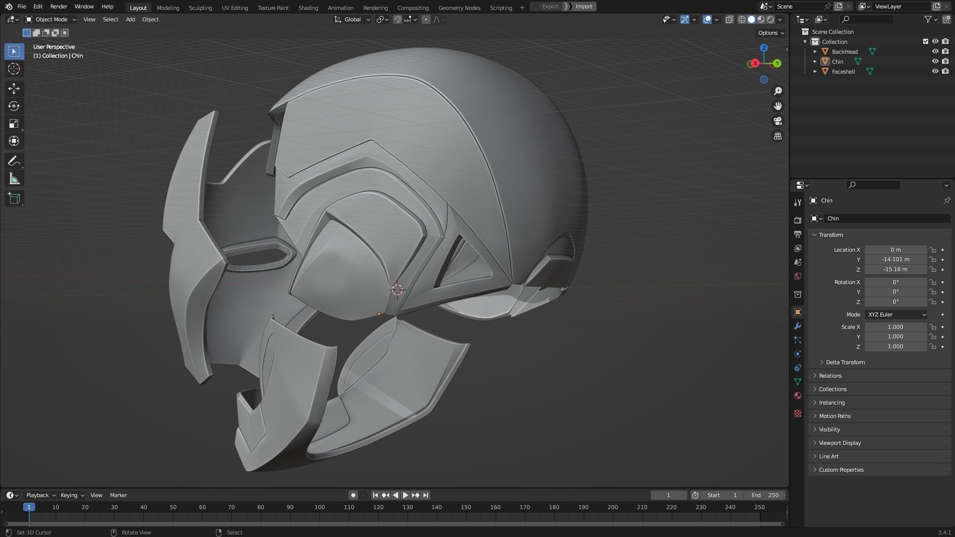 Iron Man Mark 85 Helmet for Cosplay  3D print model_11