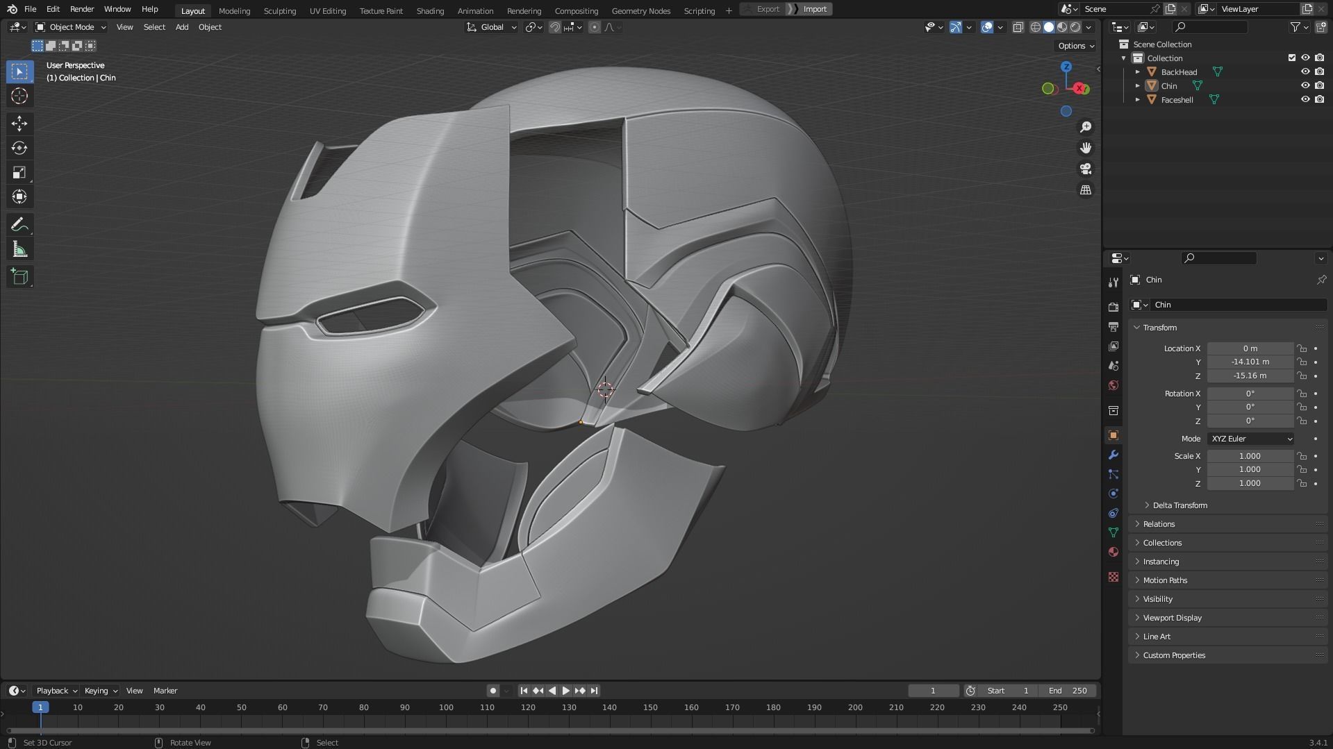 Iron Man Mark 85 Helmet for Cosplay  3D print model_10