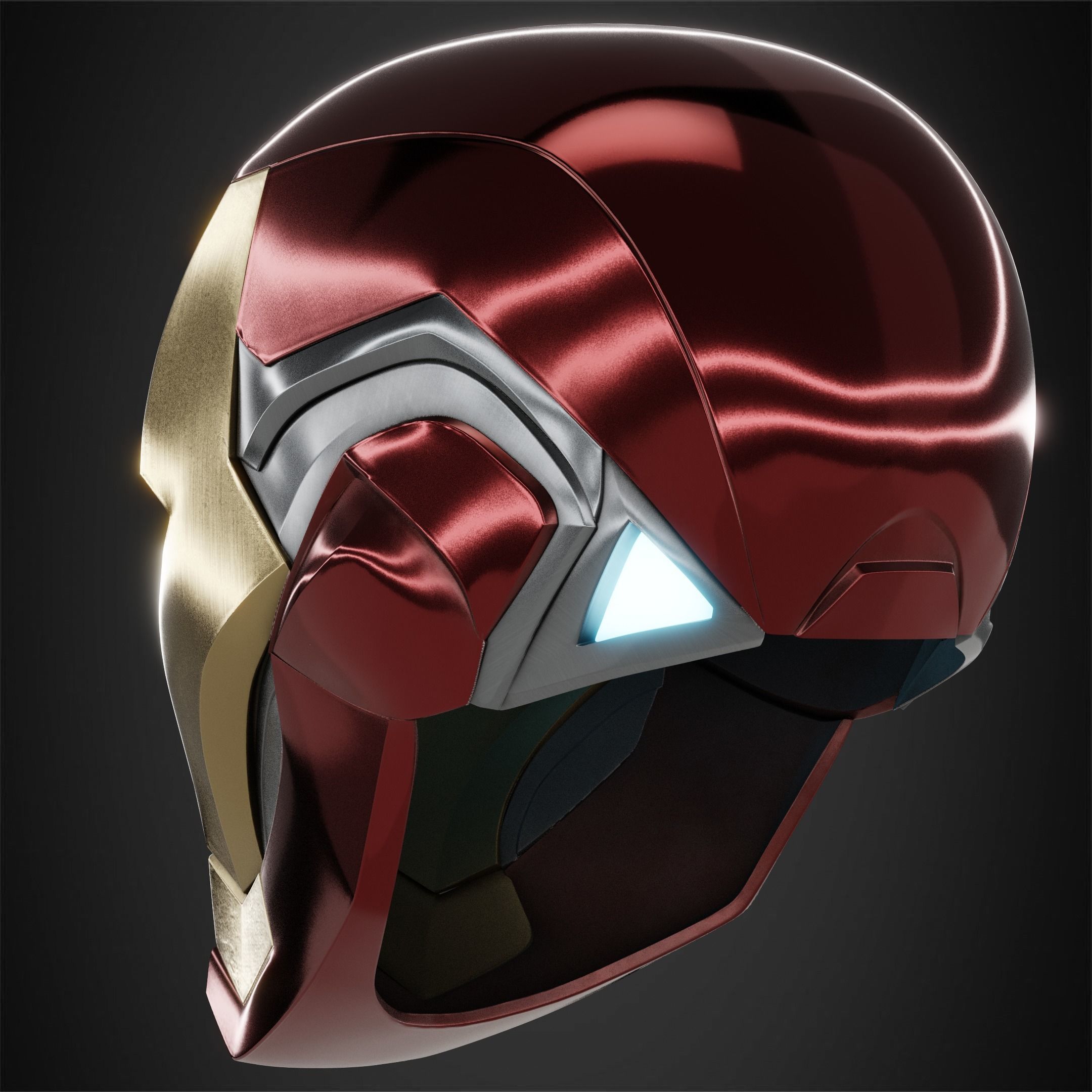 Iron Man Mark 85 Helmet for Cosplay  3D print model_5
