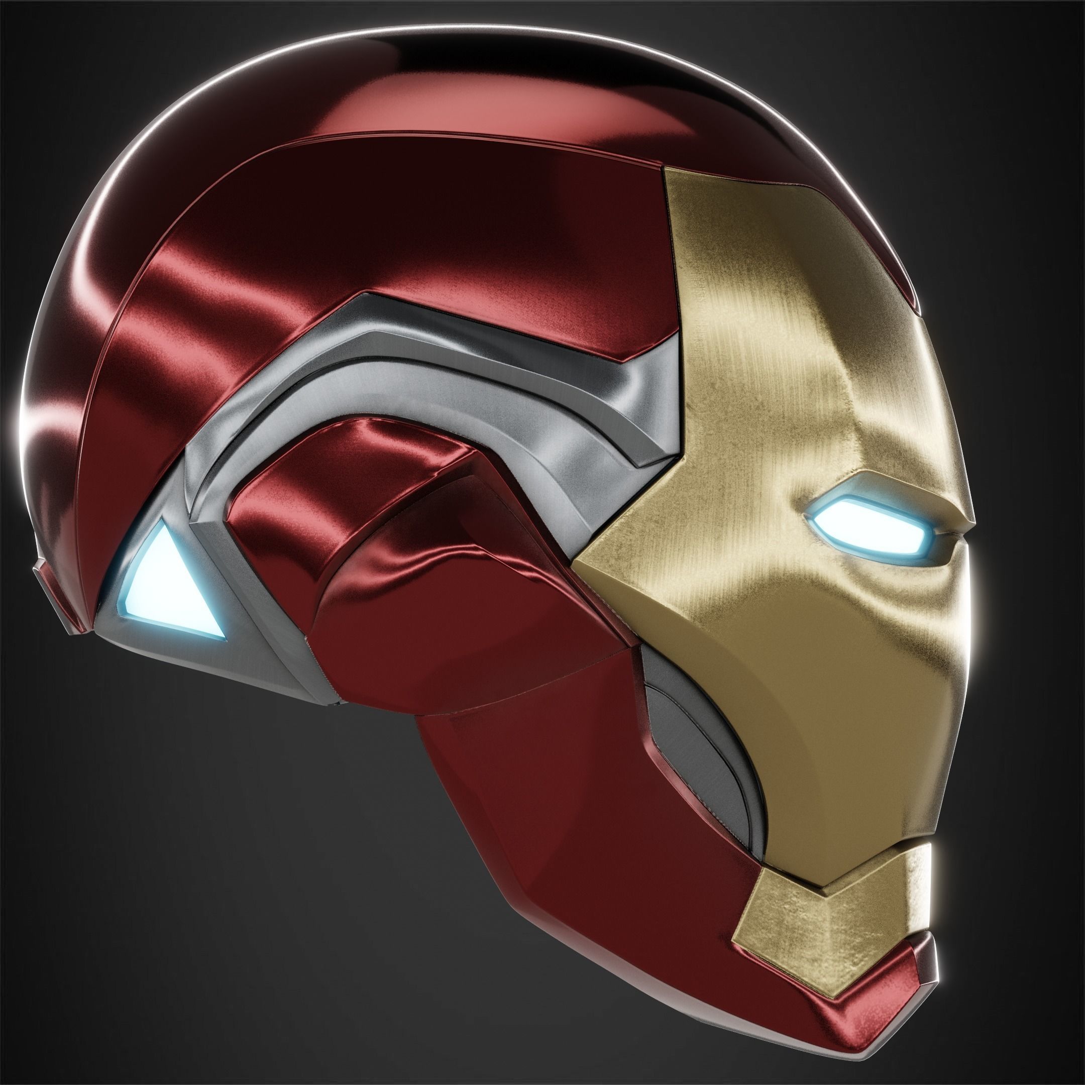 Iron Man Mark 85 Helmet for Cosplay  3D print model_8