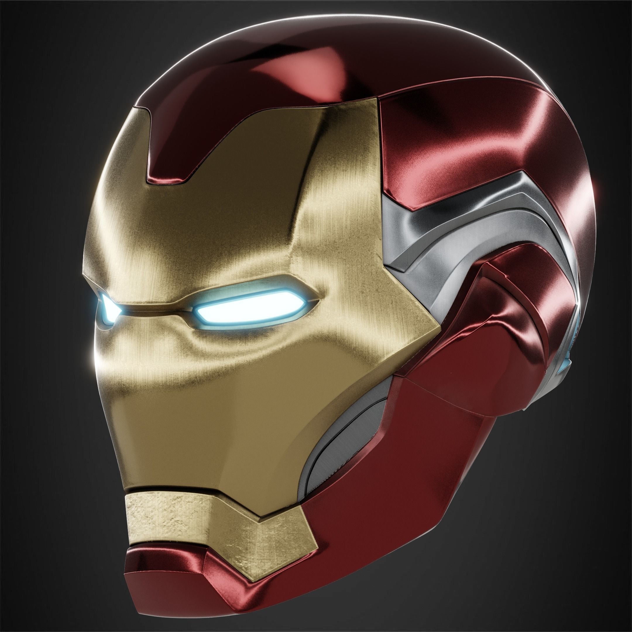 Iron Man Mark 85 Helmet for Cosplay  3D print model_3