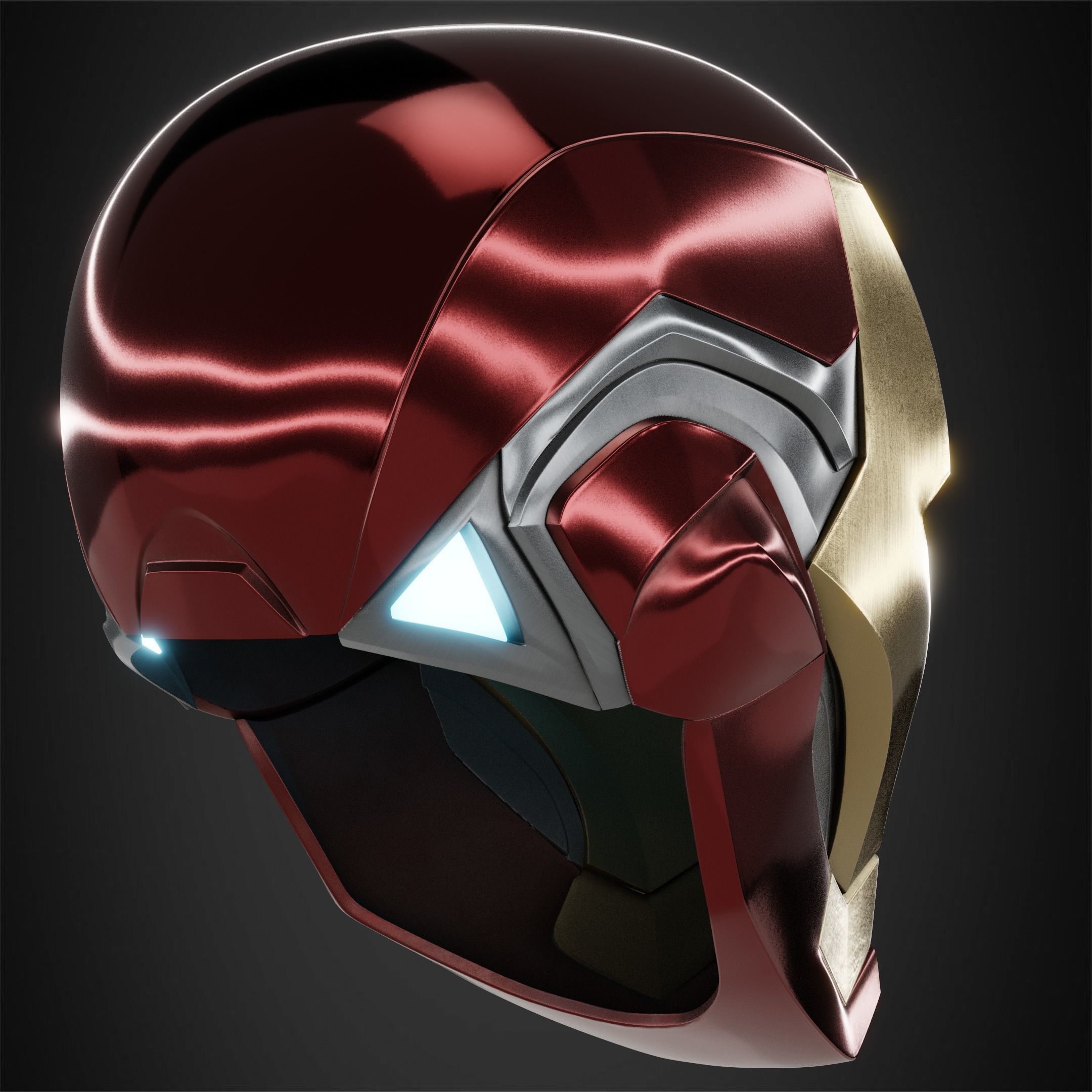 Iron Man Mark 85 Helmet for Cosplay  3D print model_7