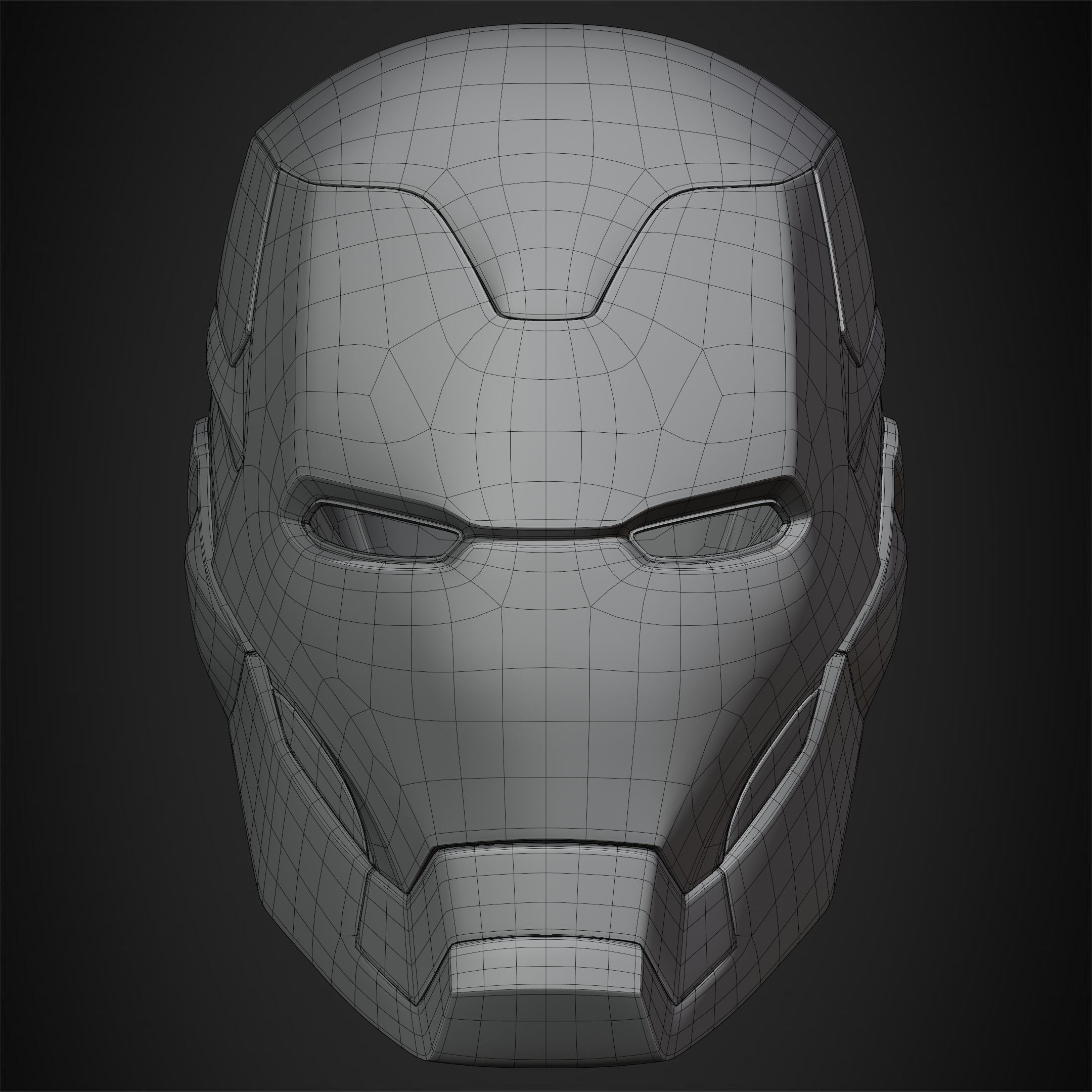 Iron Man Mark 85 Helmet for Cosplay  3D print model_12