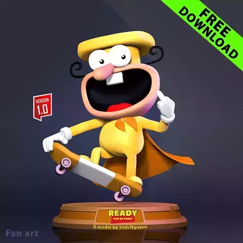 The Noise - Pizza Tower Fanart Free 3D print model