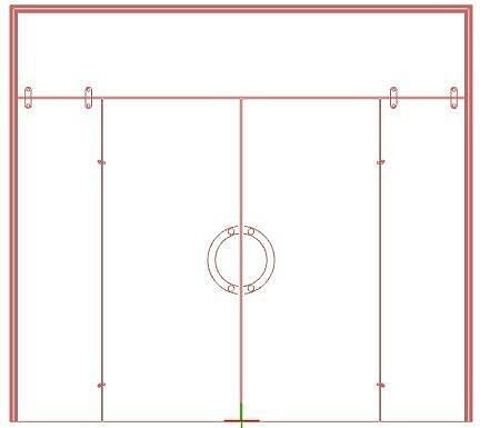 Glass Door Model-1-0000-3-6-22 3D model