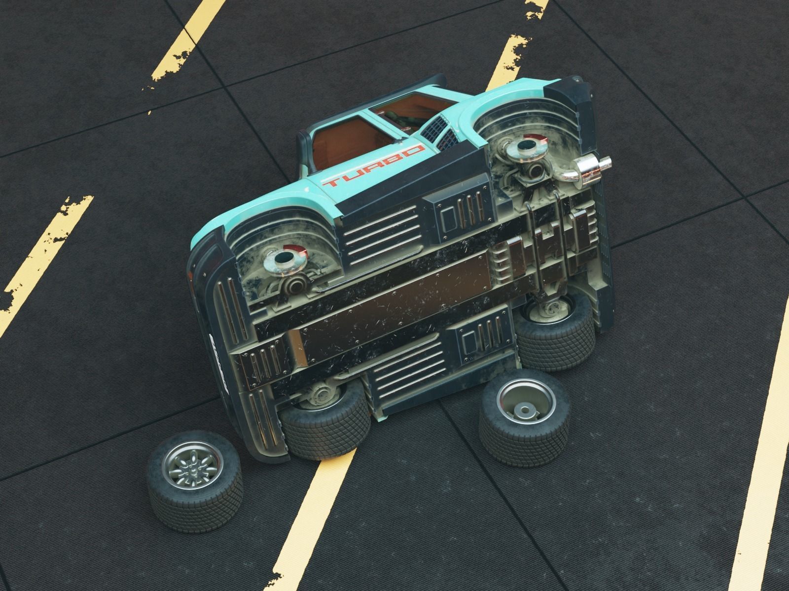 Renault 5 Turbo 3D model_6