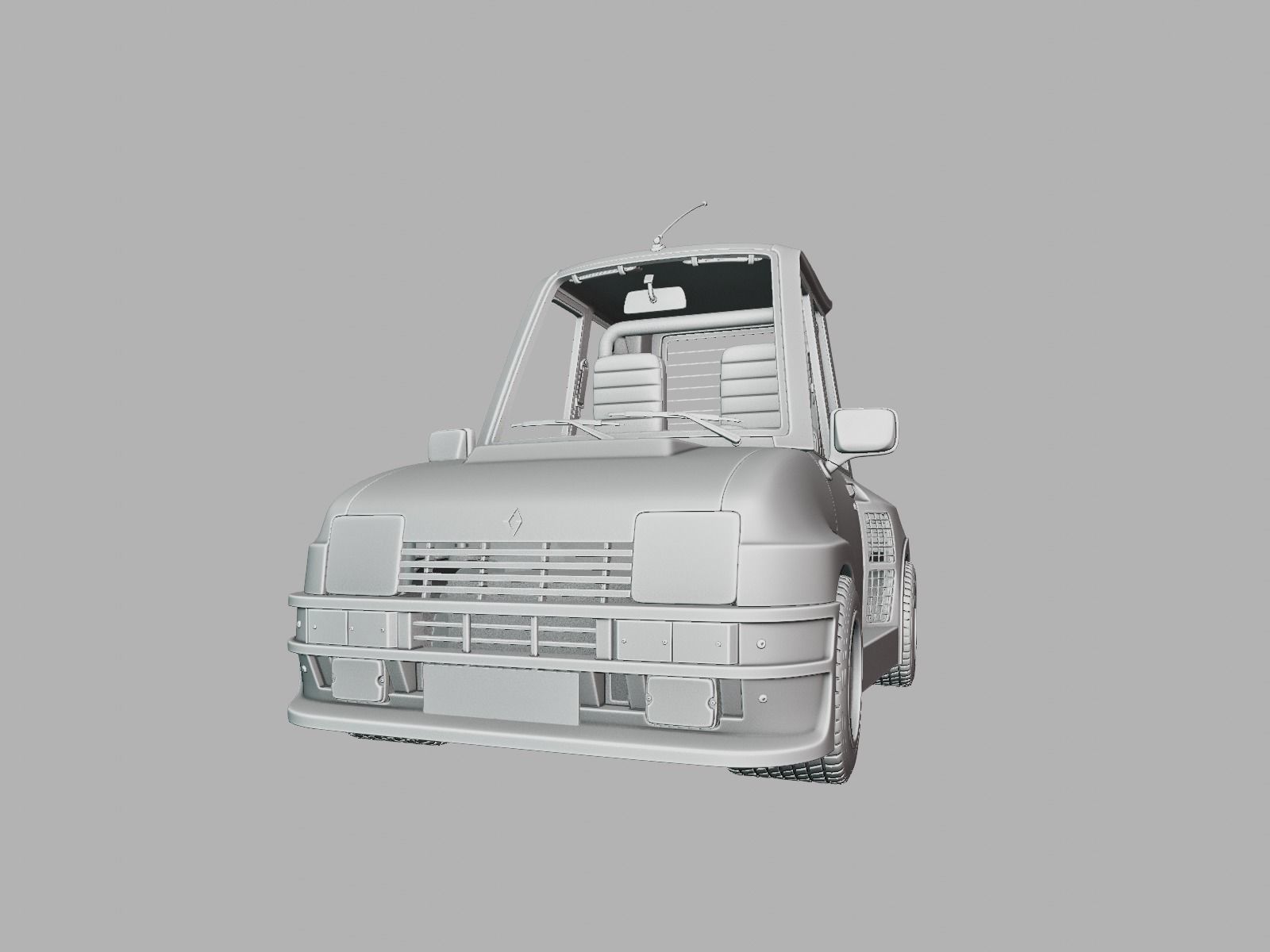 Renault 5 Turbo 3D model_7