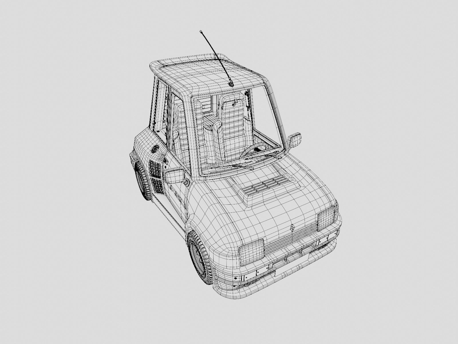 Renault 5 Turbo 3D model_11
