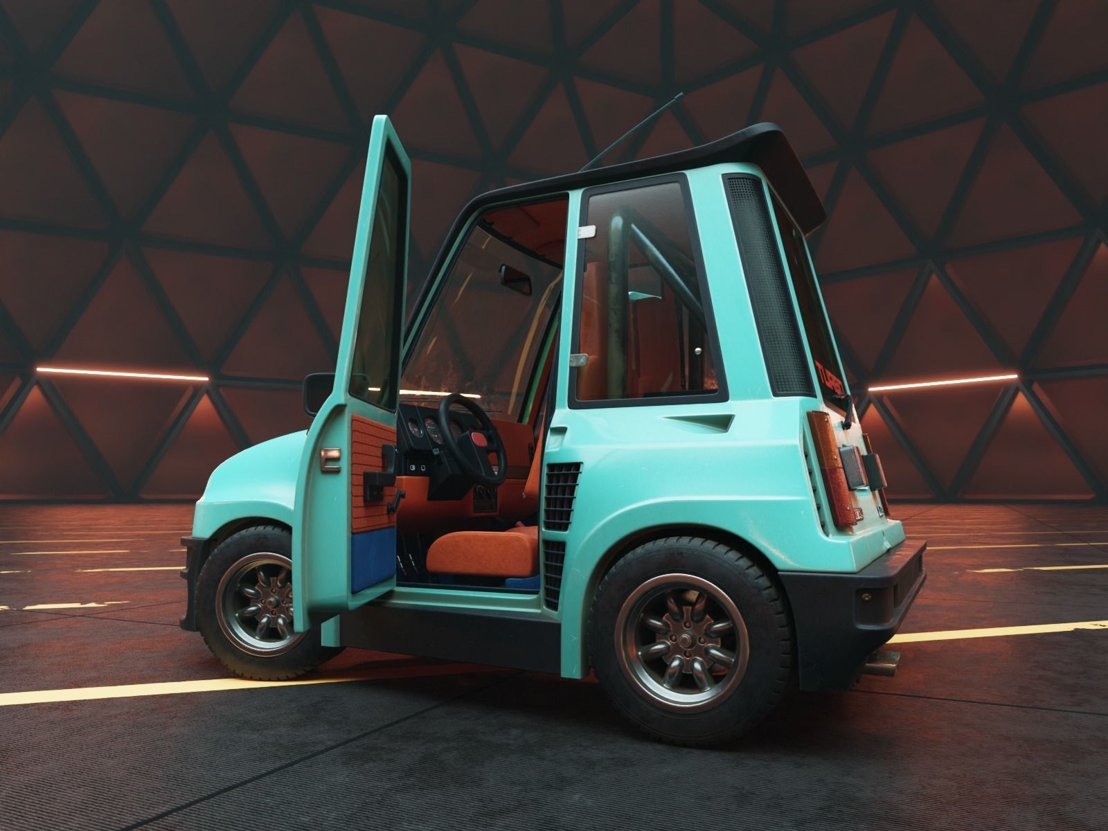 Renault 5 Turbo 3D model_2