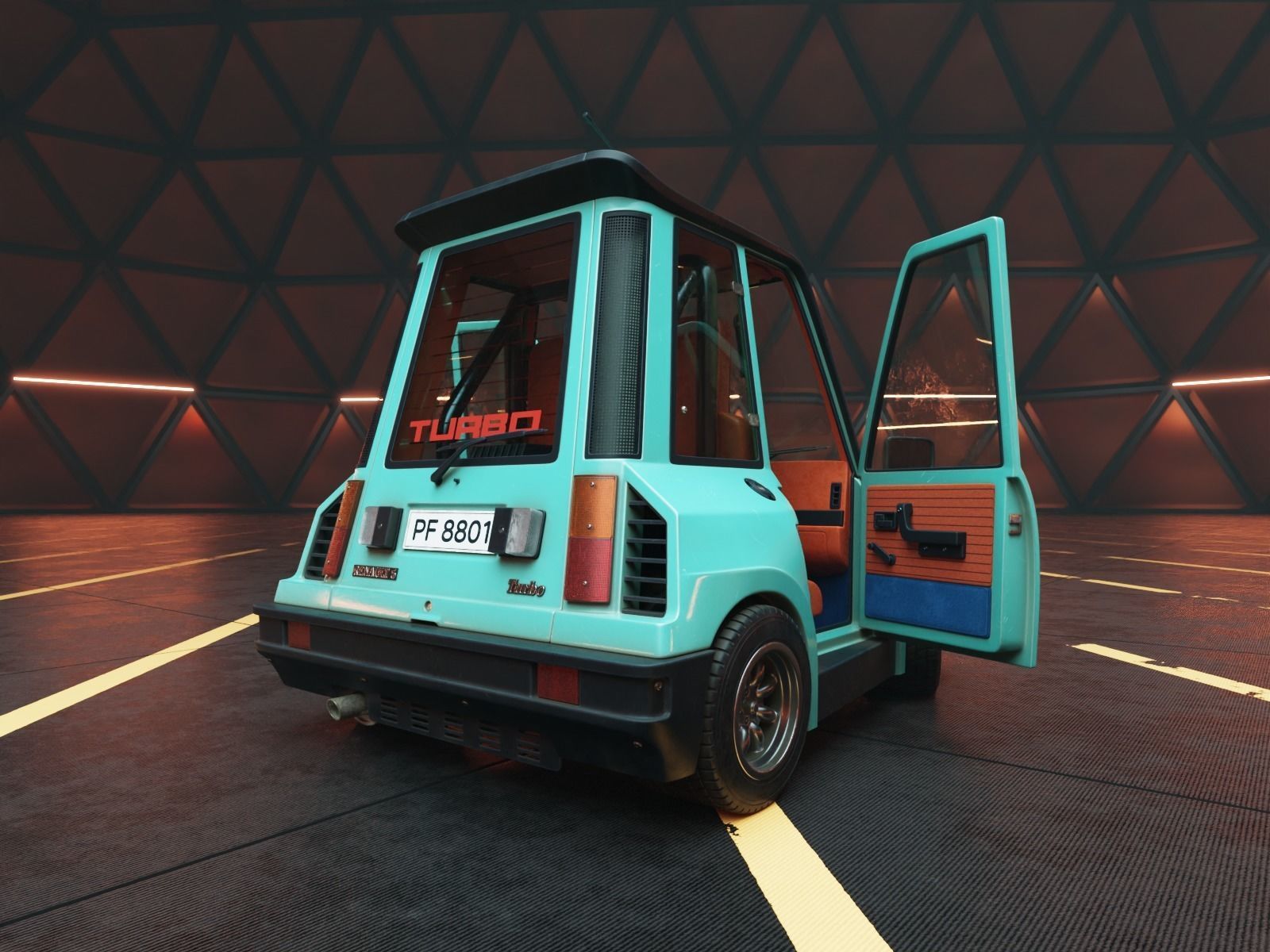 Renault 5 Turbo 3D model_1