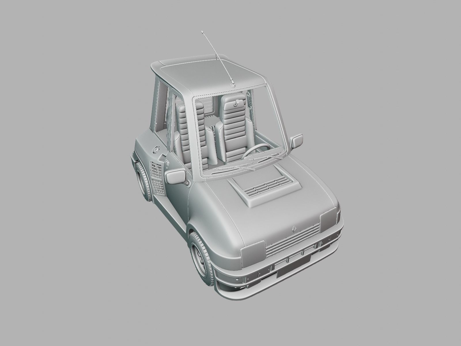 Renault 5 Turbo 3D model_8