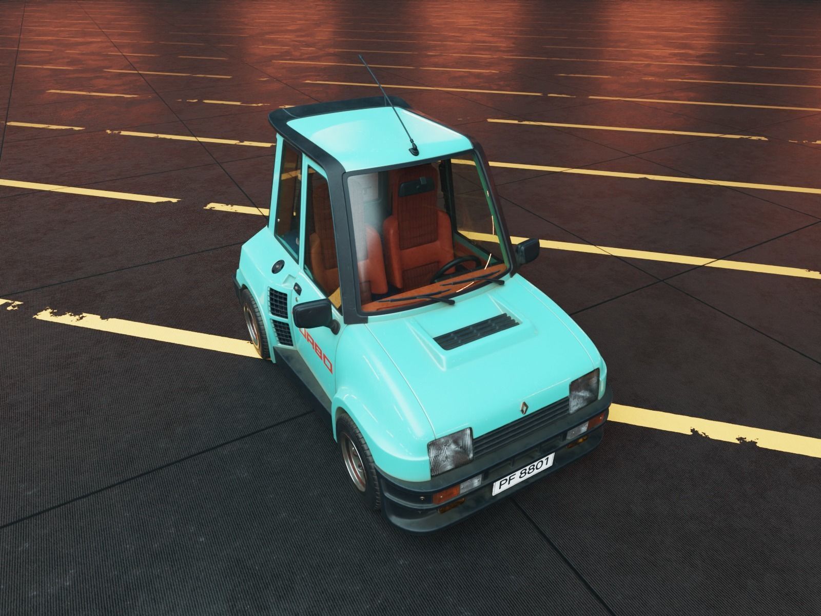 Renault 5 Turbo 3D model_5