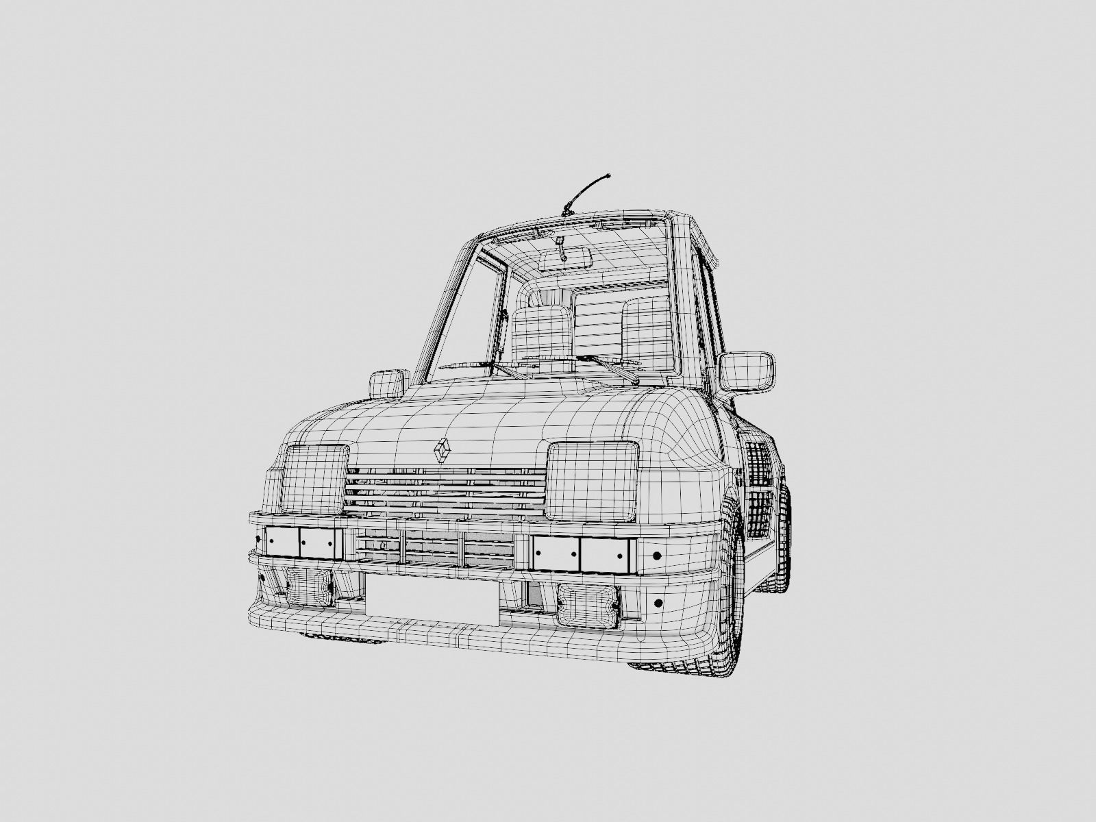 Renault 5 Turbo 3D model_10