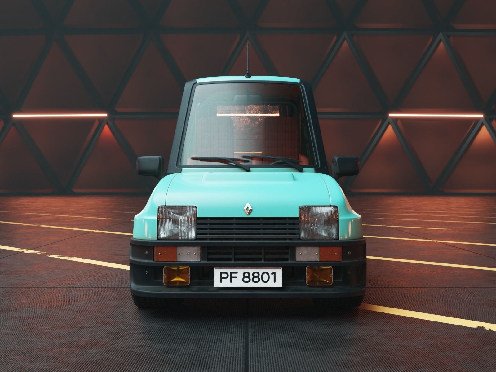 Renault 5 Turbo 3D model_3