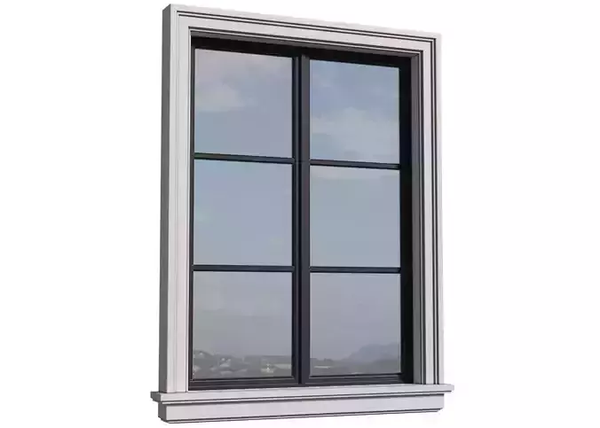 Aluminium facade Window 
