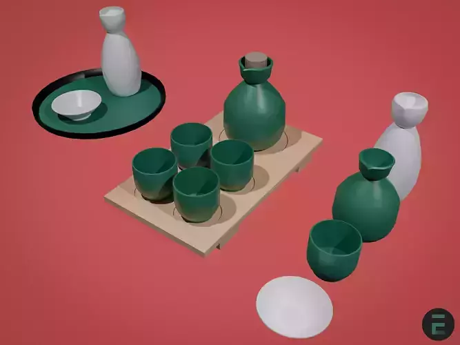 Japanese Sake set