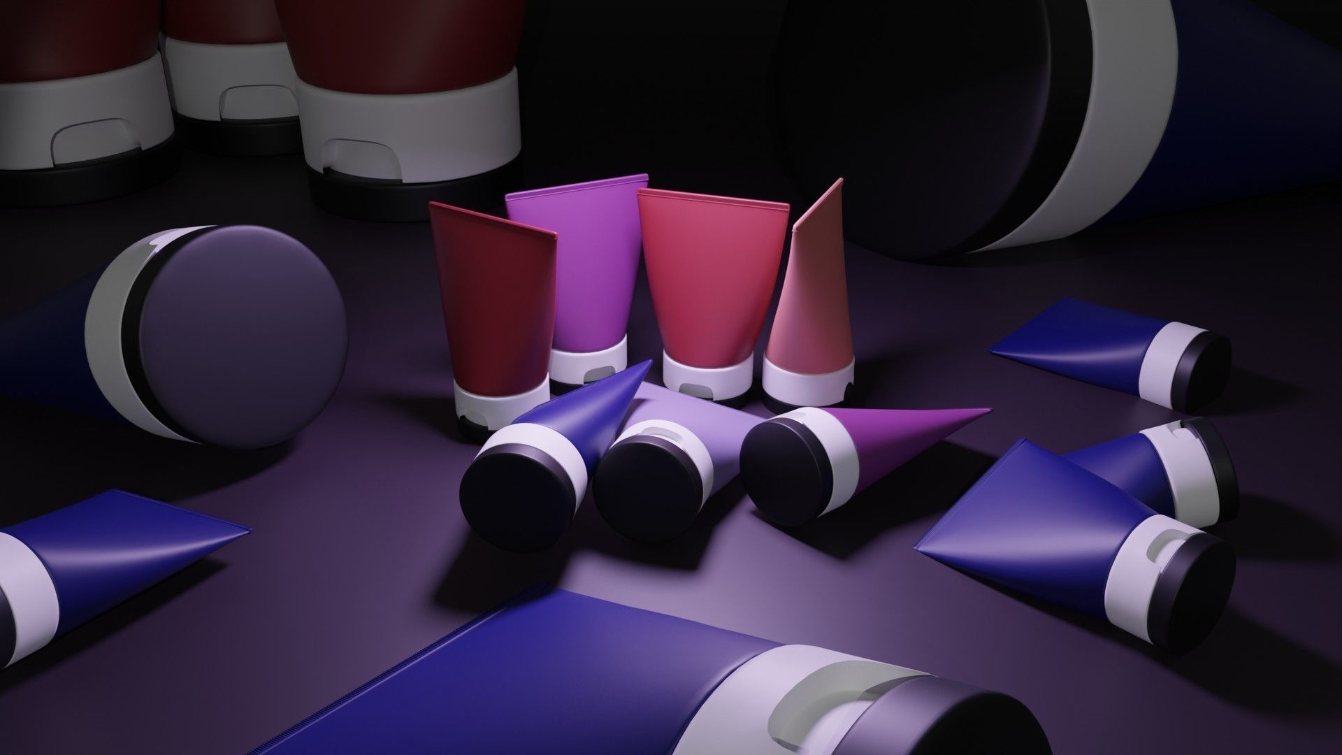 Color Tube 3D model_1