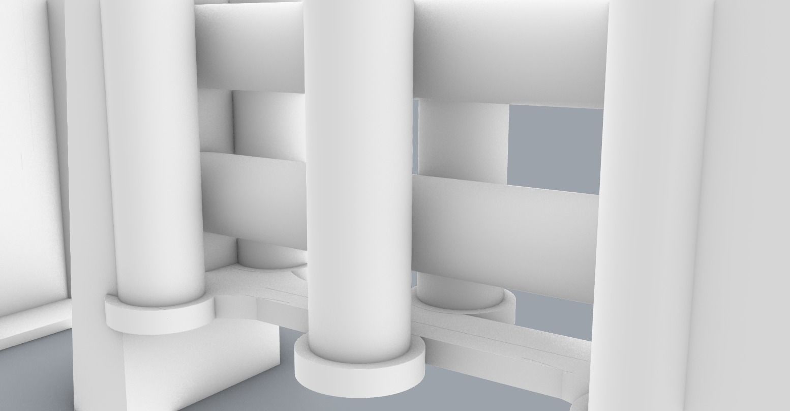 Fairlead Set  Low-poly 3D model_5