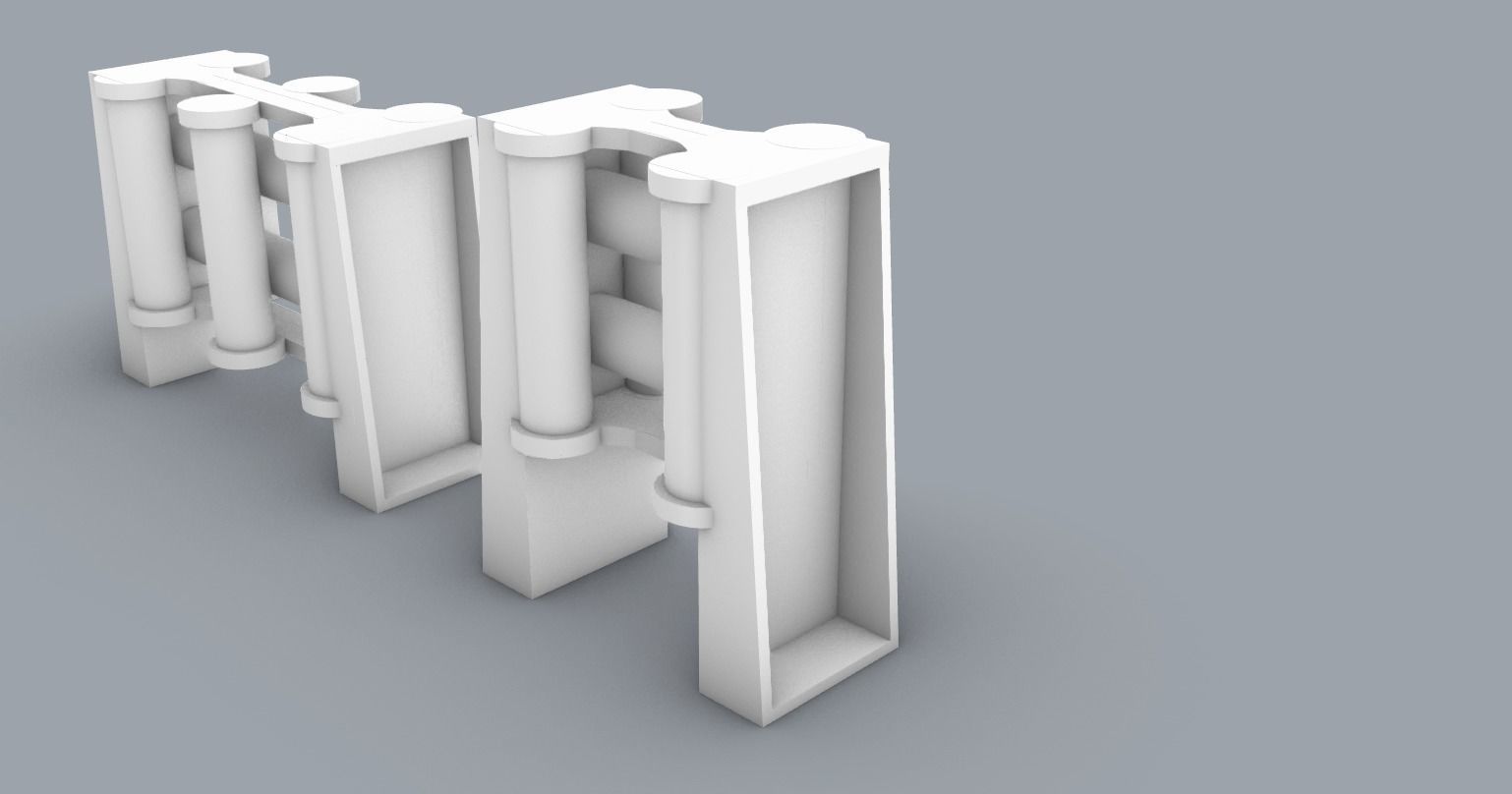 PM Fairlead Set 3D print model_8