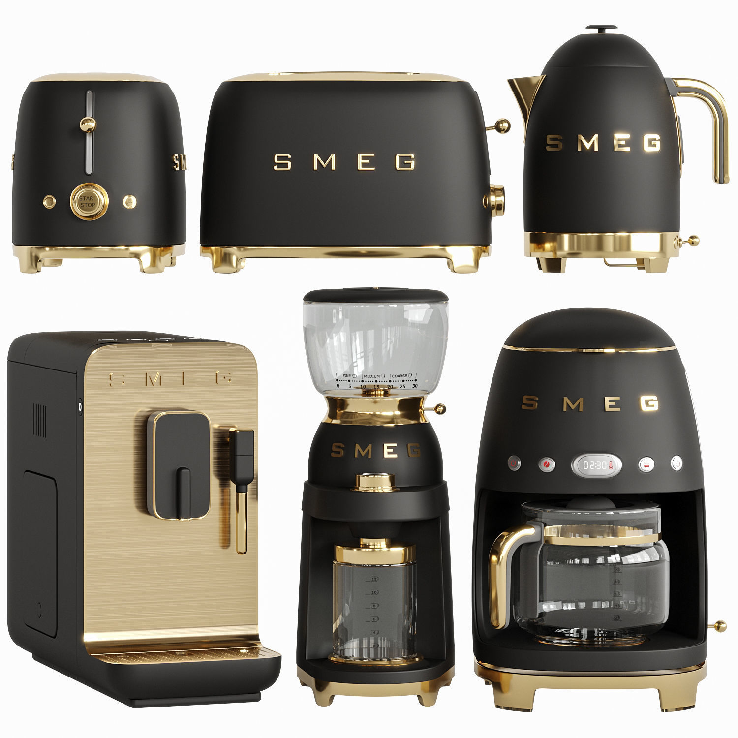 Collection smeg 2 3D model_1