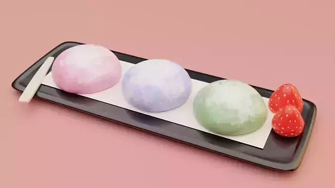 Daifuku Low-poly 3D model