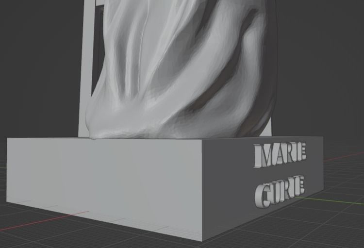 Marie Curie 3D print model_8