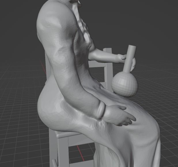 Marie Curie 3D print model_7