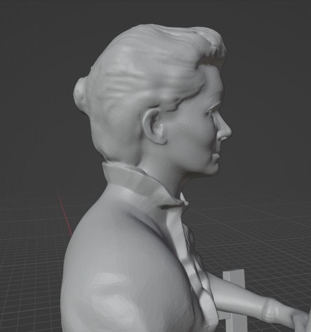Marie Curie 3D print model_1