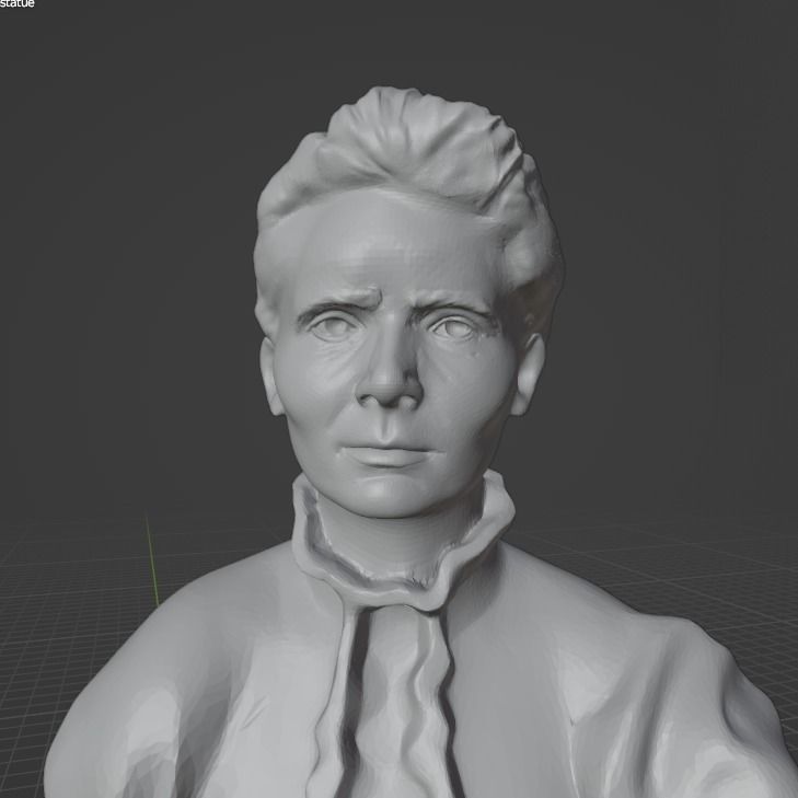 Marie Curie 3D print model_5