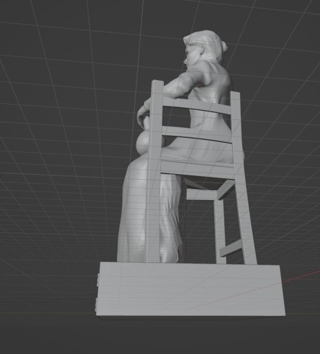 Marie Curie 3D print model_12