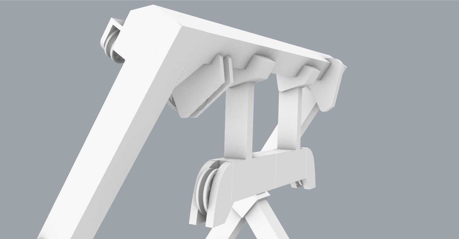 PM Lifeboat Free Fall Ramp 3D print model_7