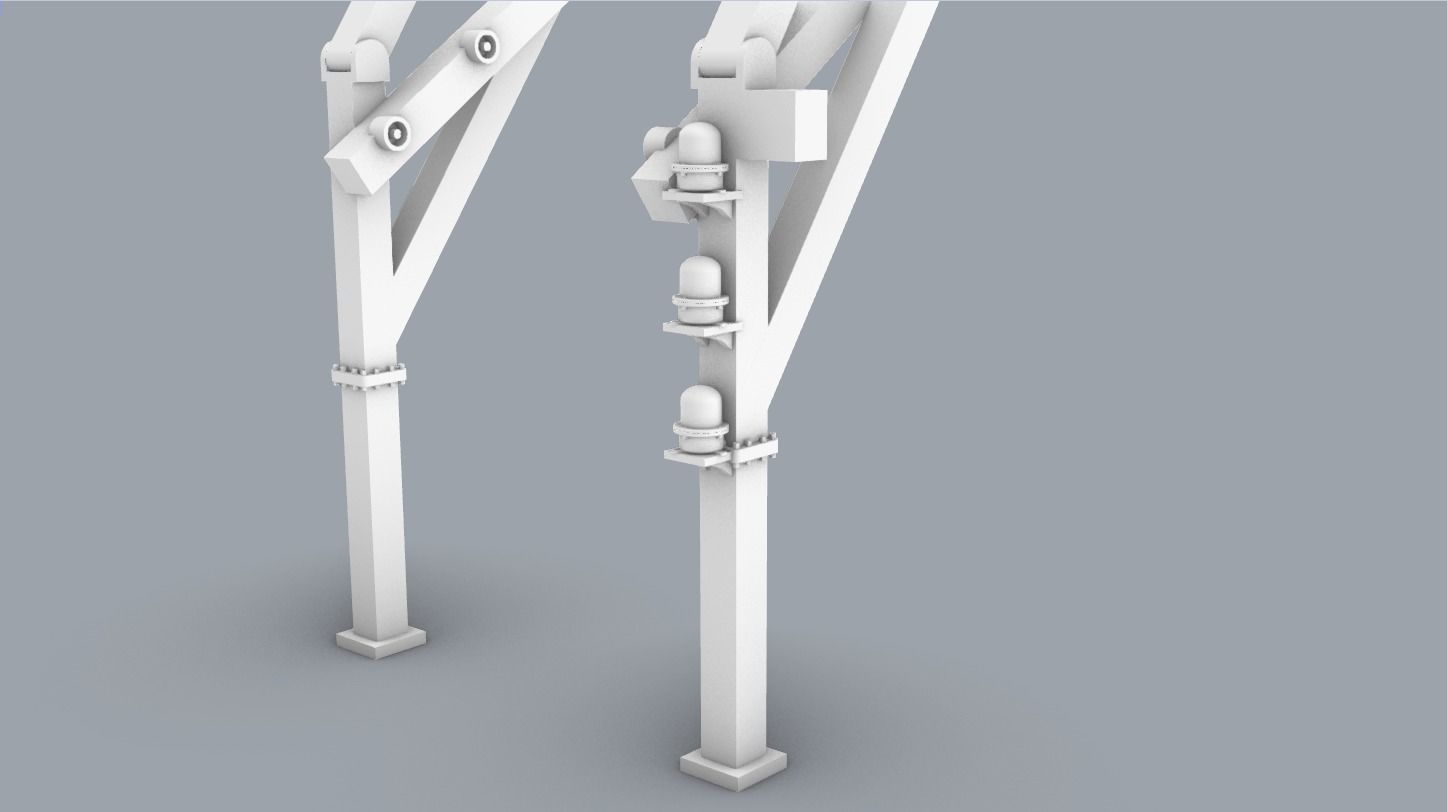 PM Lifeboat Free Fall Ramp 3D print model_4