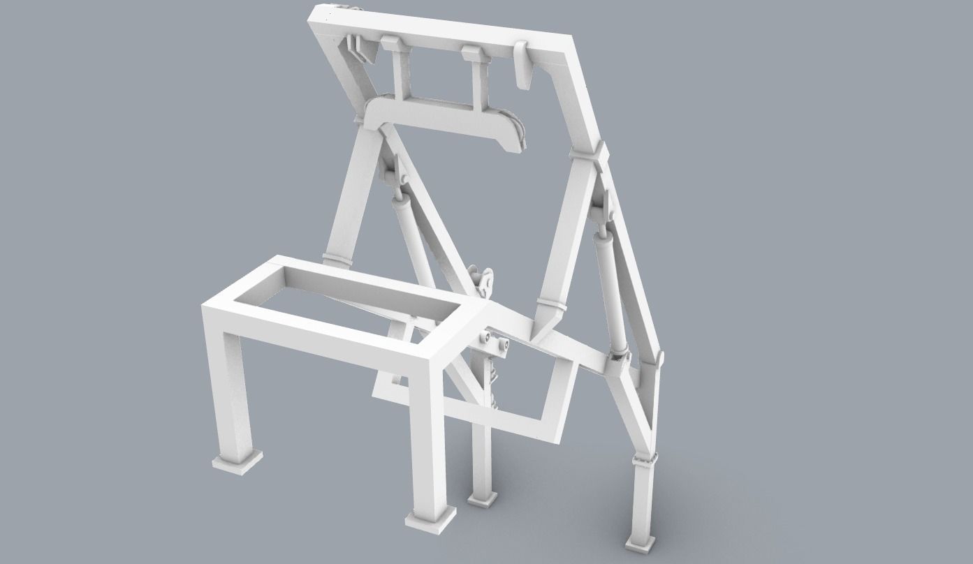 PM Lifeboat Free Fall Ramp 3D print model_2