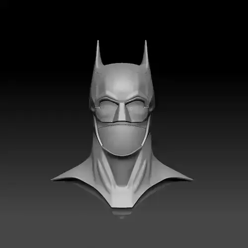 Batman 2021 Helmet Cowl 3D Model Printable 3D print model