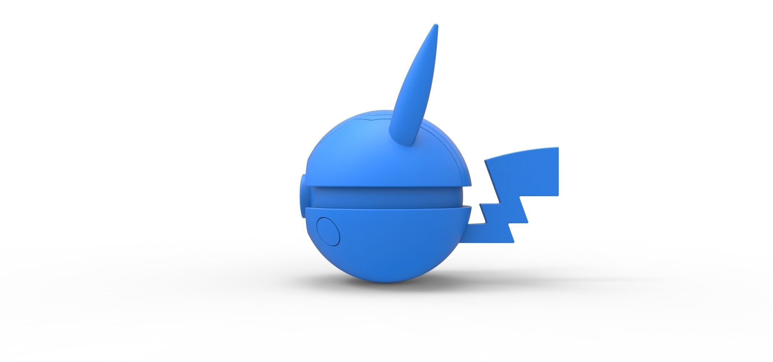 Pikachu evil version orb 3D print model_15