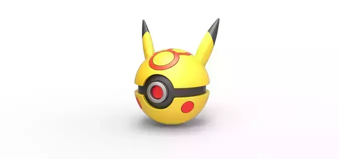 Pikachu evil version orb 3D print model