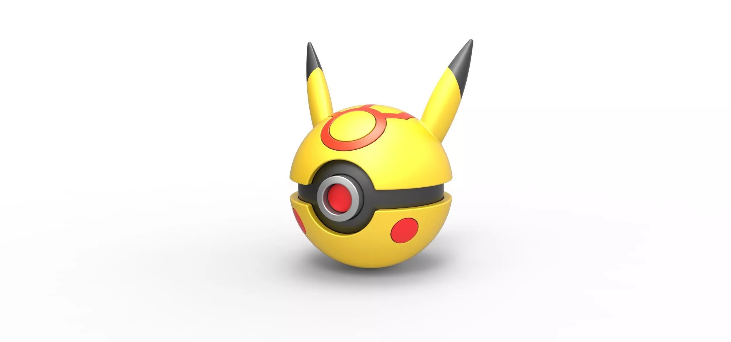 Pikachu evil version orb 3D print model_0