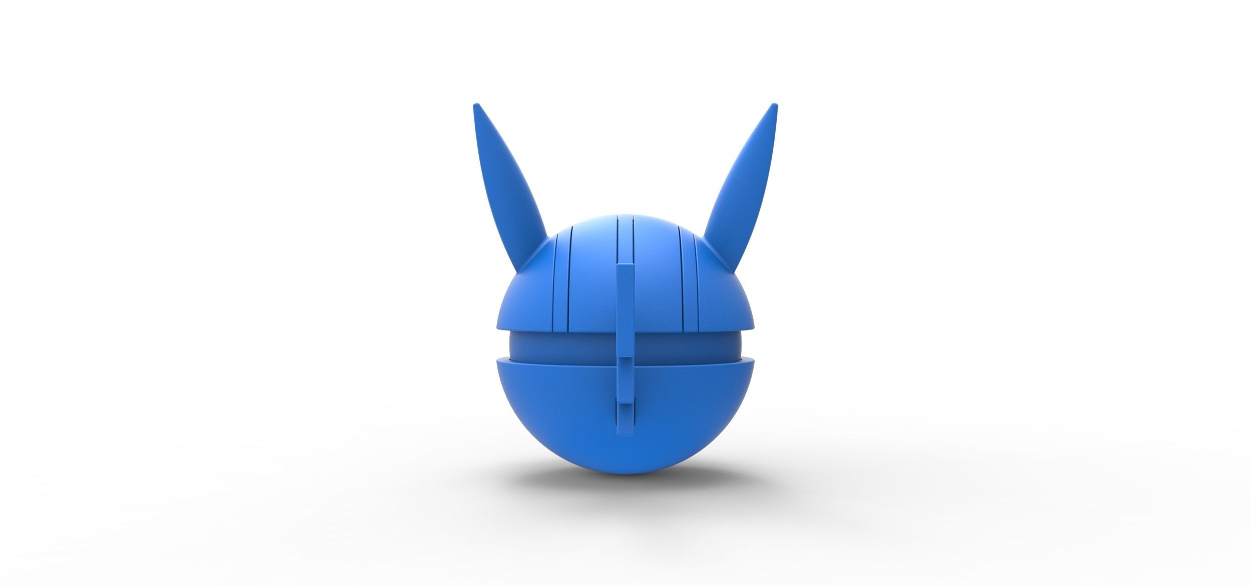 Pikachu evil version orb 3D print model_17