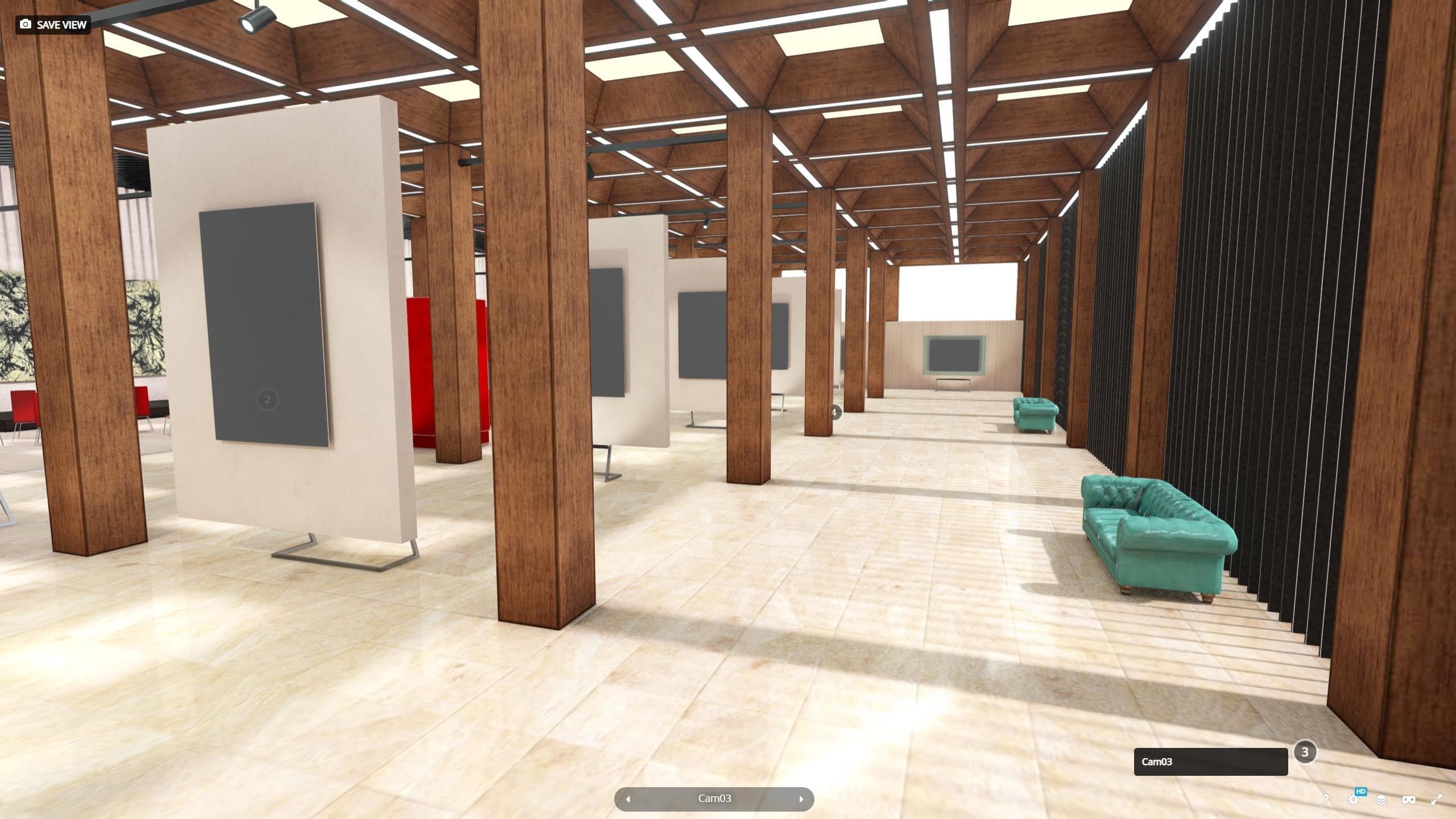 VR Art Gallery Australia 2 UPD 2023 Low-poly 3D model_5